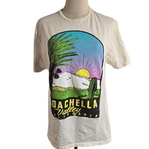 Hilda Coachella Valley Graphic Cream Tee - Desert Sunrise